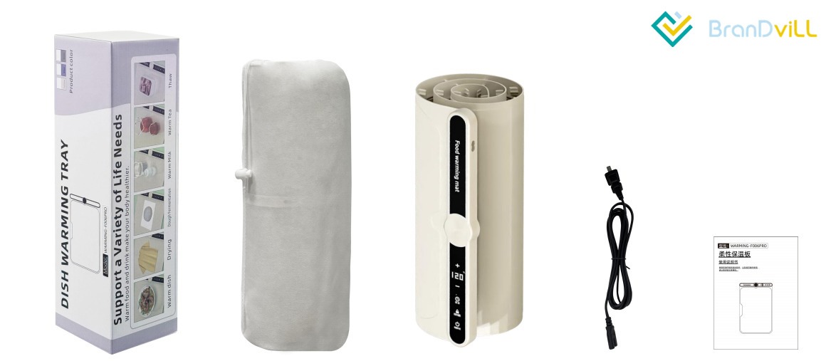 Warming Mat for Food – Foldable Silicone